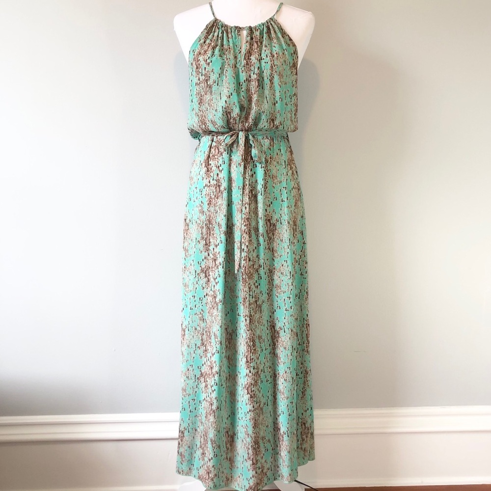Veronica M Maxi Dress ties at neck
